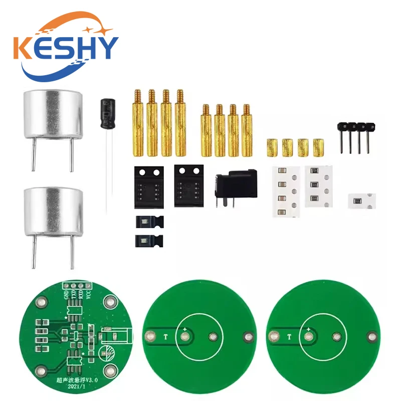 

DIY Ultrasonic Levitation Kit Floating Standing Wave Control DIY Soldering Project Electronic Kit Acoustic Suspension 12V