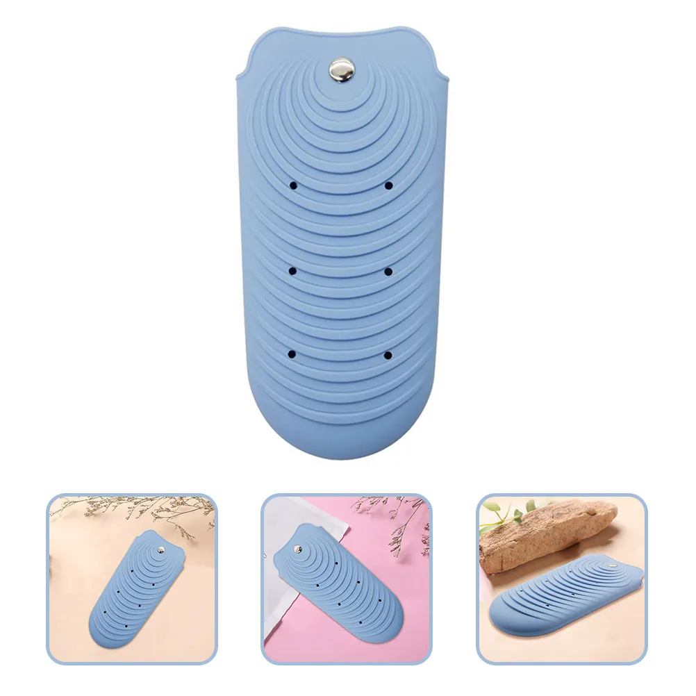 

Термостойкий силиконовый чехол идеального размера для утюжков, плойок, фенов, с нескользящей текстурированной поверхностью, портативный