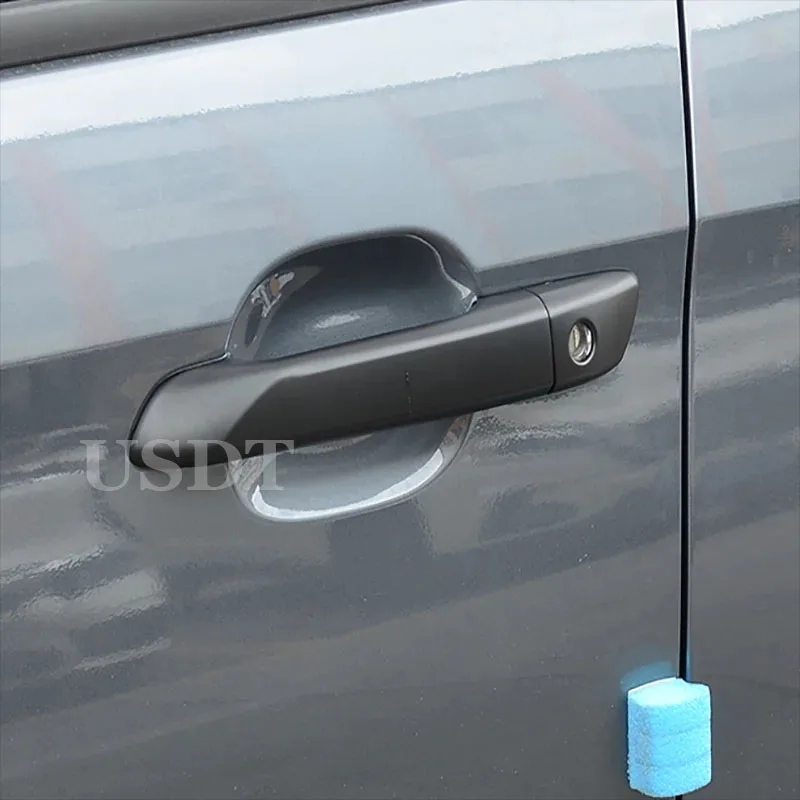 Matte Black Exterior Protector Frame Accessories For Isuzu D-MAX DMAX 2021 2022 2023 2024 Door Handle Trim External Protective