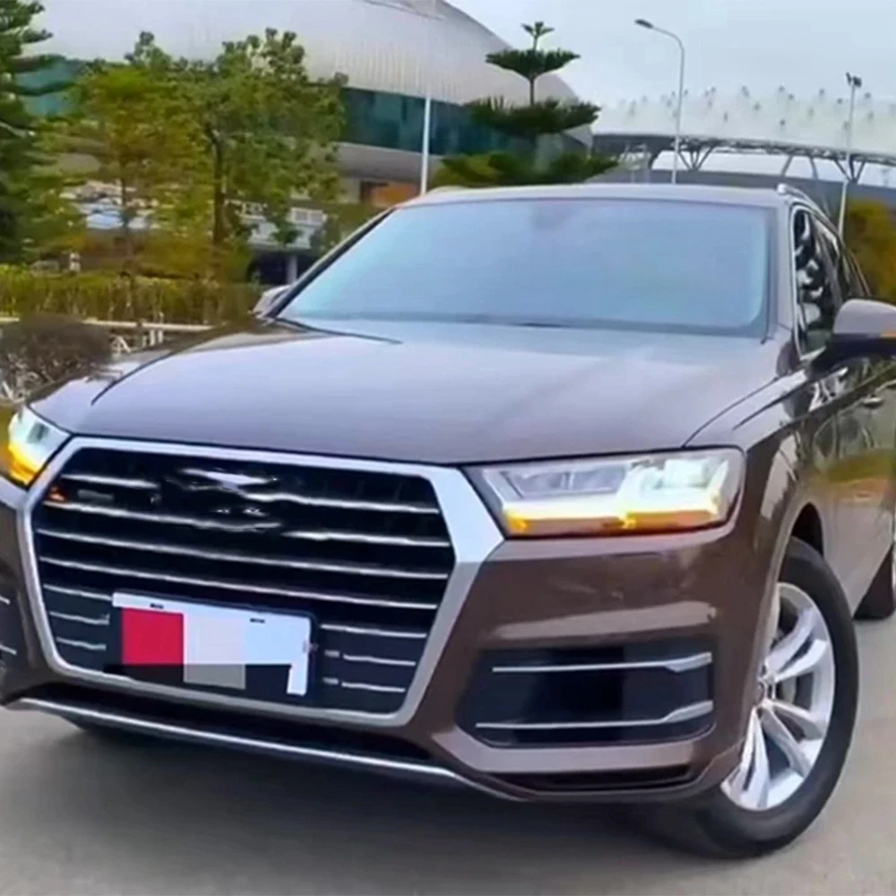 

For Audi Q7 2016-2019 Auto Headlights Assembly Upgrade High Configure LED Projector Lens Plug and Play Car Accessories Tools
