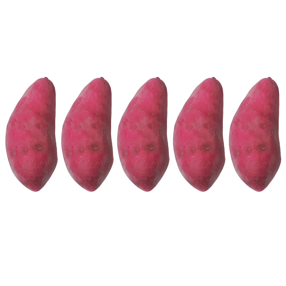 Artificial Lifelike Vegetable Simulated Purple Sweet Potato Model Decoration Potatoes Realistic Foam