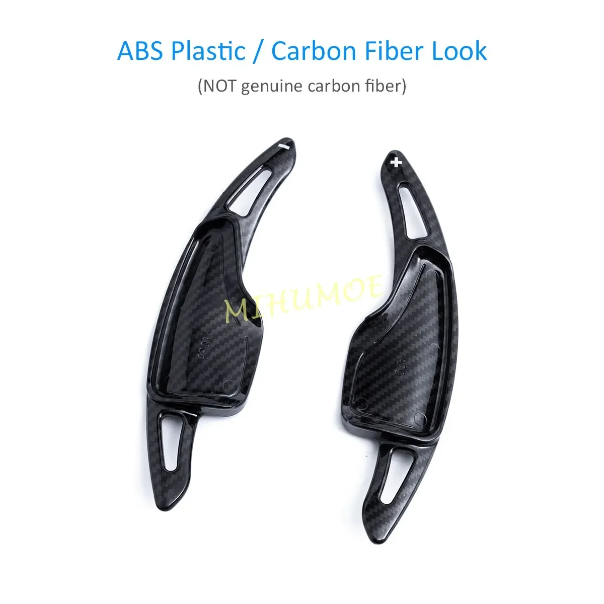 Car Steering Wheel Shifter Paddle Extension For 2016-2024 Chevrolet Camaro Carbon Fiber / Glossy Black 2023 2022 2021 2020 2019