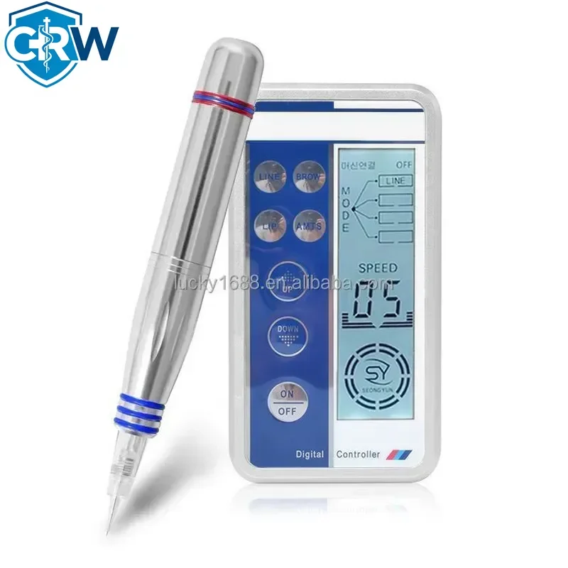 CRW Factory Wholesale Micropigmentation Tattoo Pen Permanent Makeup Machine for Eyebrow and Lip