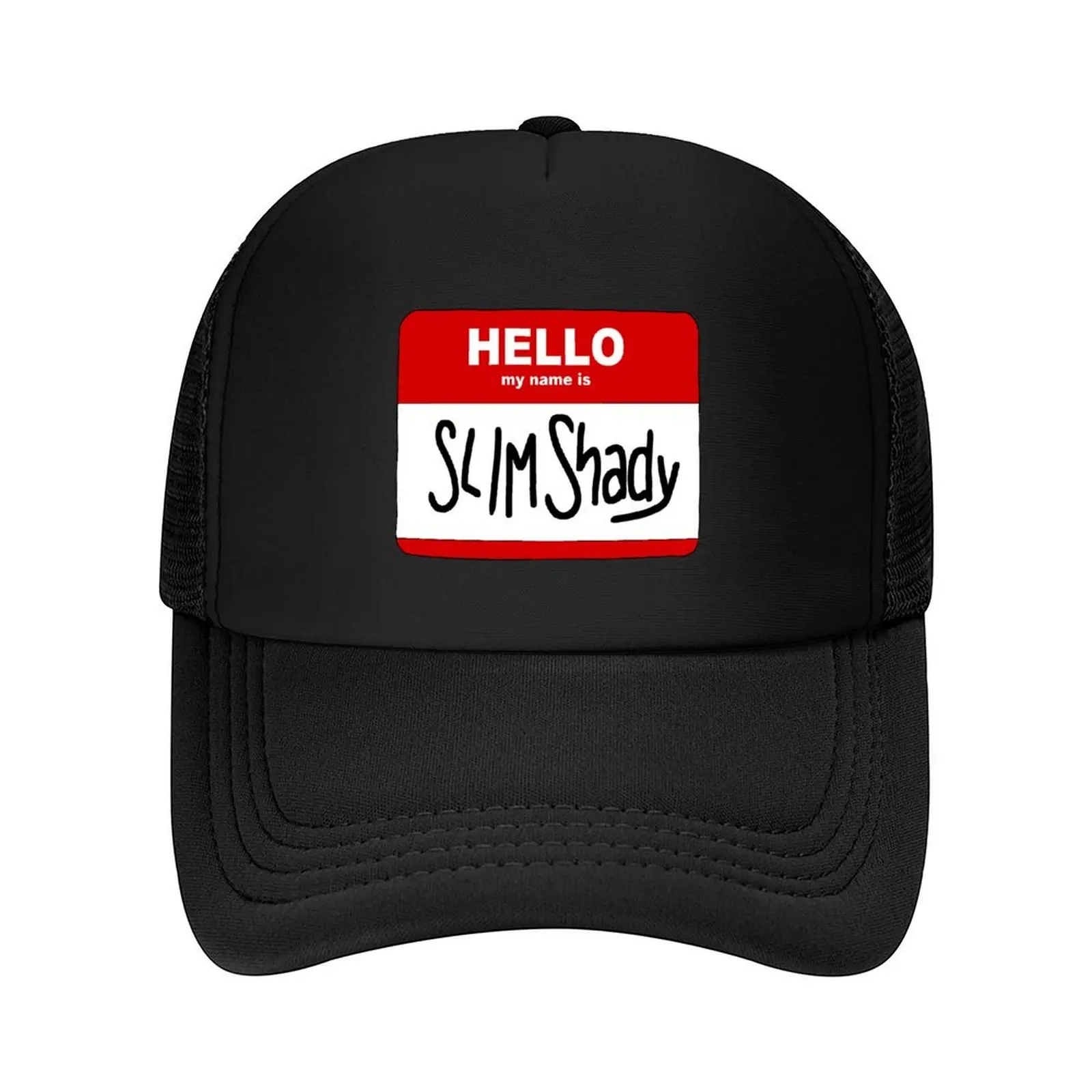 

hello my name is slim shady Baseball Cap Luxury Hat Streetwear Sunscreen hiking hat Women Men's