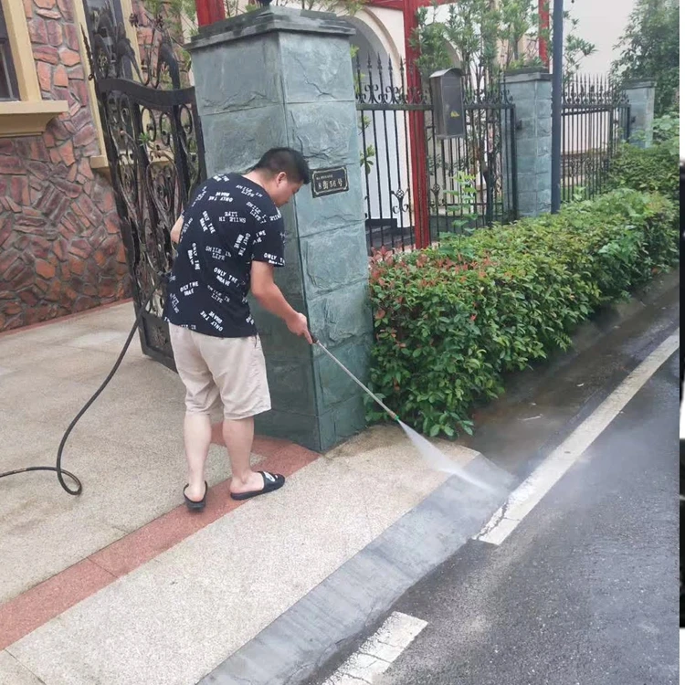 110V 4KW Electric High Pressure Washer 180Bar 5 HP New Car Wash Shop Floor Cleaner Cold Water Cleaning 6-Month Metal/Coil