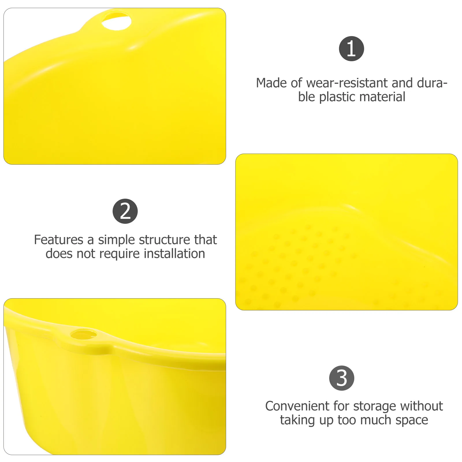 

Portable Bath Bucket Household Foot Wash Tub Reusable Plastic Footbath Basin For Home Sauna Outdoor Use Durable