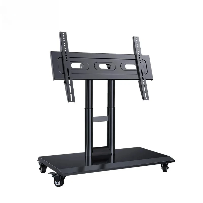 حامل تلفزيون للمسرح، عربة متنقلة من Rostrum 55 65 75 بوصة شماعة شاشة عمودية من الأرض إلى السقف