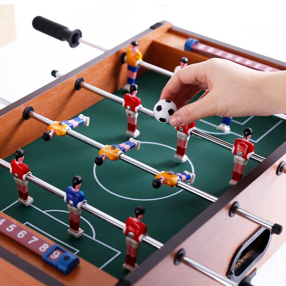 

6pcs 32mm Black White Mini Football Balls for 135cm Table Soccer Game Accessories Striker Barcelona Roma Replacement