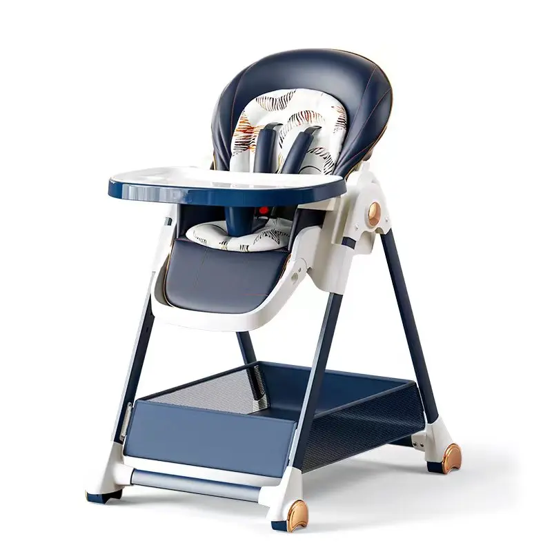 Chaise d\'alimentation pour bébé avec roulettes, chaises hautes, tables pour bébé, chaise de salle à manger