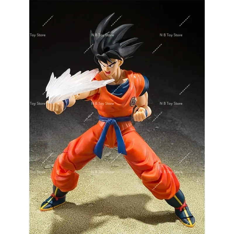 Disponibile originale Bandai Anime Dragon Ball Son Goku Effetto Gioco SHF Modello Giocattoli Action Figures Regali Ornamenti da collezione