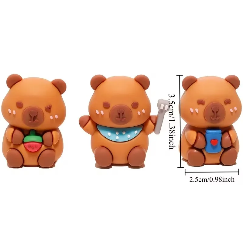 12 Pcs Wholesale Capybara Design Pencil Sharpener | Portable Manual Sharpener for Kids Students School Supplies Back To School