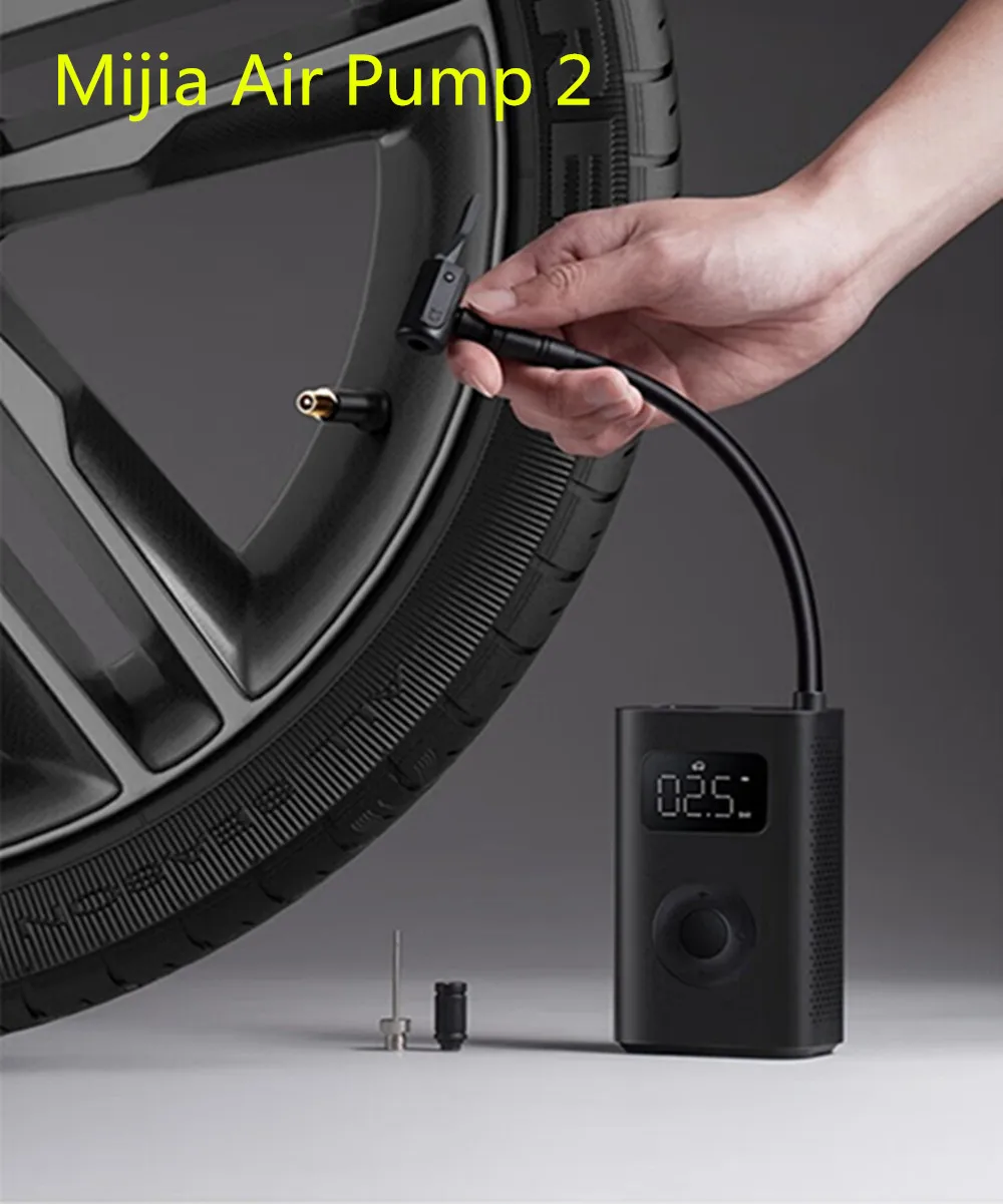 Xiaomi Mijia Air  Pump  2 /2D Portable   Electric Air Compressor 2 /2D Tire Sensor Mi Inflatable Treasure 2 for Car Bike Ball