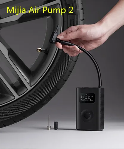 Xiaomi Mijia bomba de aire 2 compresor de aire eléctrico portátil 2 Sensor de neumáticos Mi Treasure inflable 2 para bola de bicicleta de coche