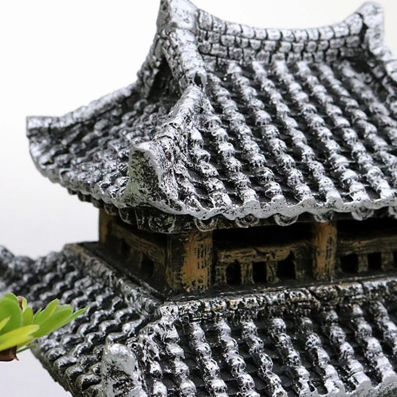 

【W】имитация украшения, украшение для аквариума, орнамент из смолы, украшение для аквариума, пейзажный дом, модель аквариума, орнамент