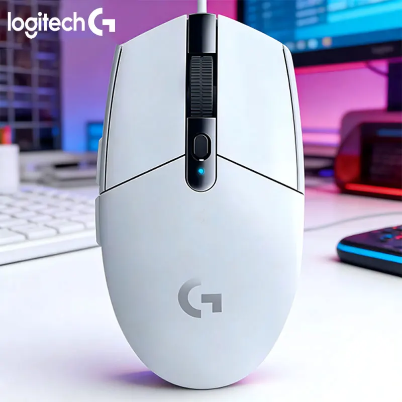 

Logitech G304 Wireless Gaming Mouse HERO 12K Sensor, 6 Programmable Buttons, Suitable for Students, Gaming, and Office Use