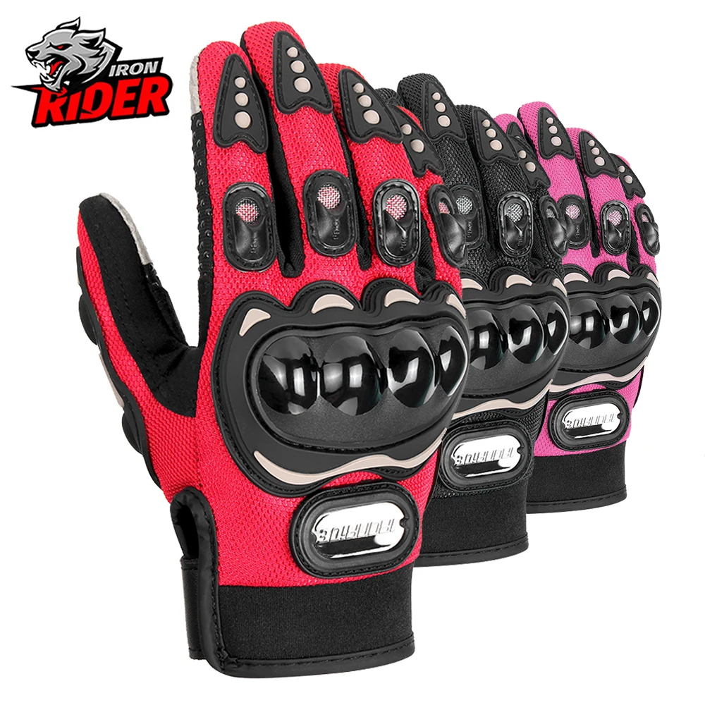 Summer Motorcycle Gloves For Outdoor Riding Anti Fall Breathable Protection Off-road Motorcycle Gloves Outdoor Riding Equipment