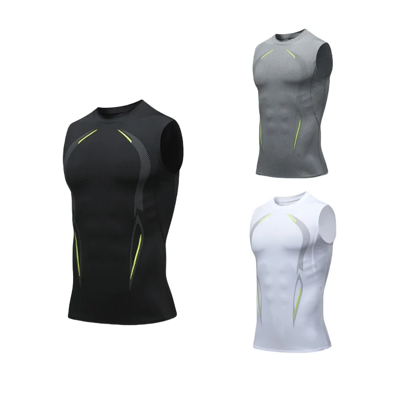 

Men Sports Tops Quick-Drying Fitness Sleeveless Shirt Athletic Vest Sleeveless Stylish Tank Top Training Workout Cycling Clothes