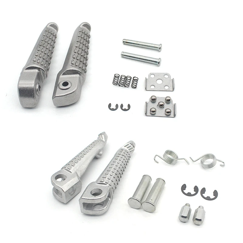 ที่วางเท้าด้านหน้าและด้านหลังรถจักรยานยนต์หมุดเท้าสำหรับคาวาซากิ ZX6R ZX9R ZX10R ZX14 ZX-14 Z750 Z1000 ZZR1200 ZZR1400 GTR1400