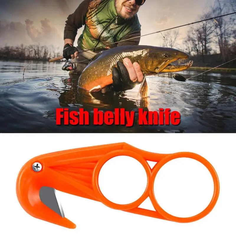 

Fish Belly Remover Cutter Remover Belly Cutter Fish Cutter Non-Slip Handle Fishing Cutter Carbon Steel Bait Cutter Fishing Gear