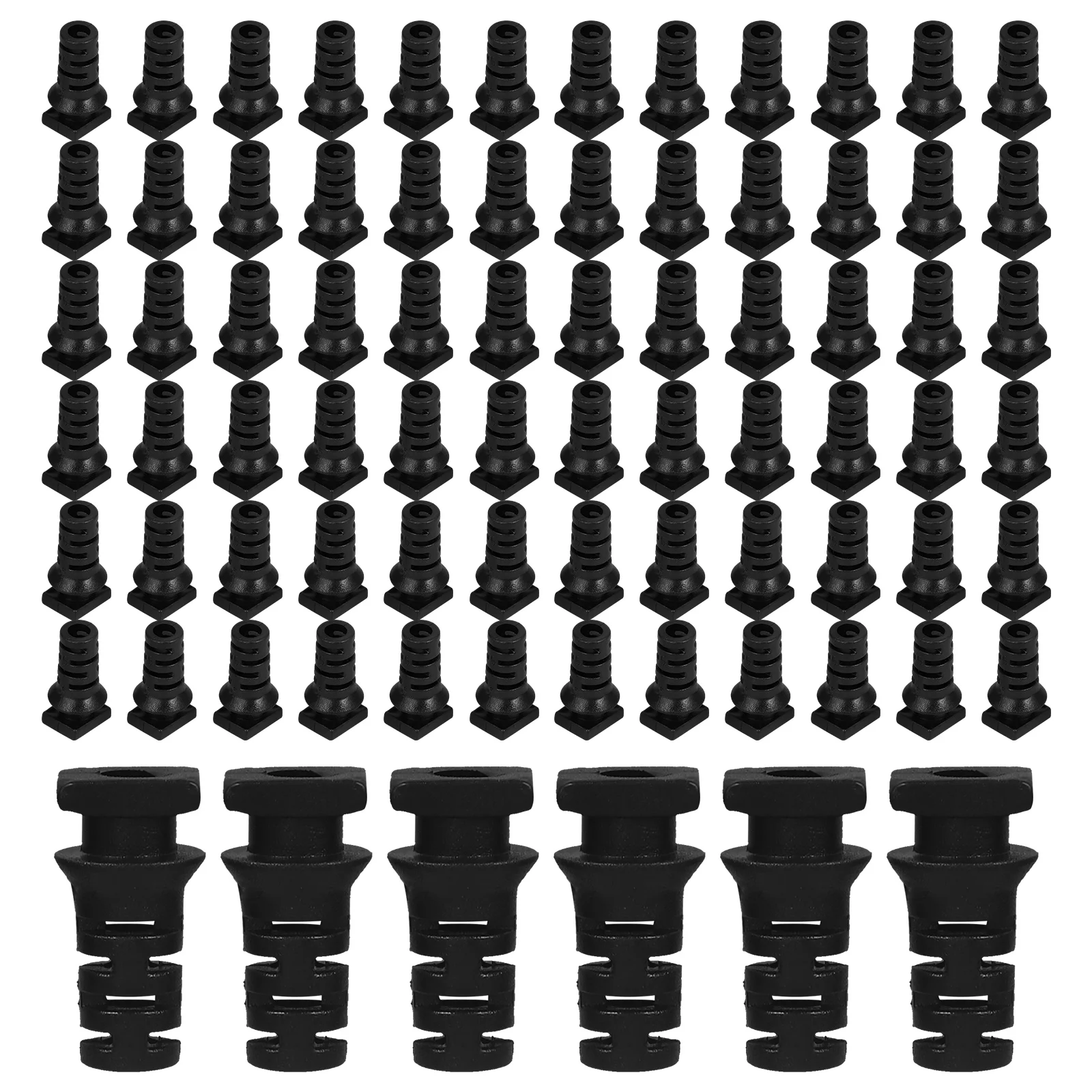 

100pcs Cable Glands Spiral Strain Relief Cord Grip Wire Hole Protector Electrical Wire Fittings Durable Installation