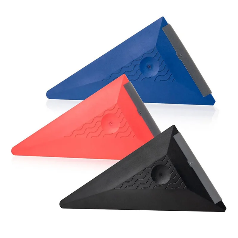 Car Film Application Tool - Specialized Triangular Soft Scraper for Color Change Films, Car Cover, and Teflon-Coated Tools