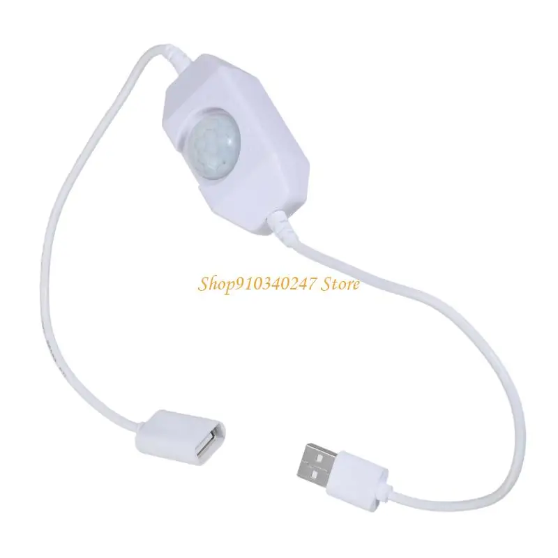 Q22A 5V USB -Leistungs -PIR -Bewegungssensoren Schalter Einfache Installation PIR -Bewegungsdetektorschalter für LED -Streifen