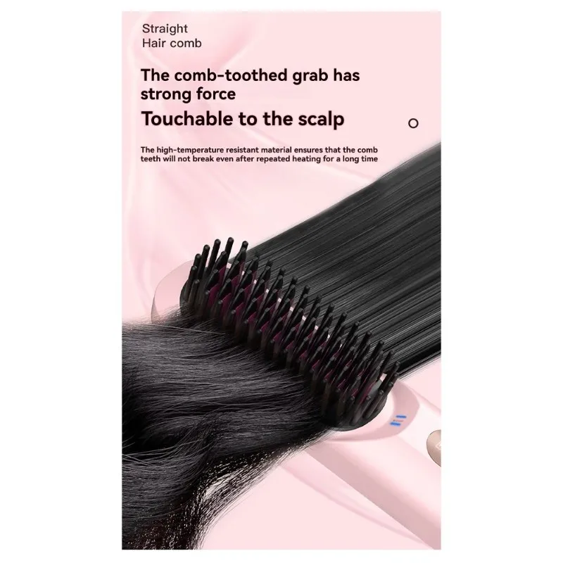 【OFF SHELF】USB Rechargeable Wireless Hair Straightener And Curler 2-In-1 With 3 Temperature Settings