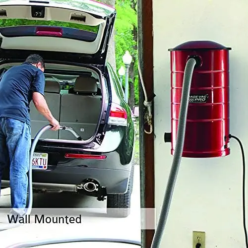 Gv50Rpro Professional Wall Mounted Garage And Car Vacuum With 50 Ft. Hose And Tools