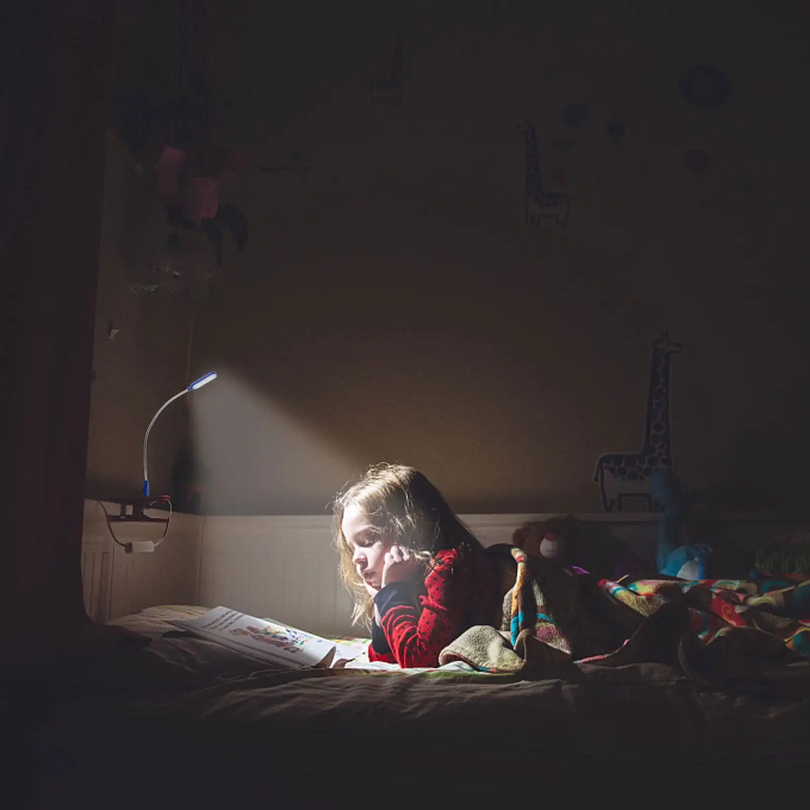 1pcs Portable Flexible USB Eye Protection Mini Night Light USB Computer Light Mini Laptop Lamp Lightweight USB LED Reading Lamp