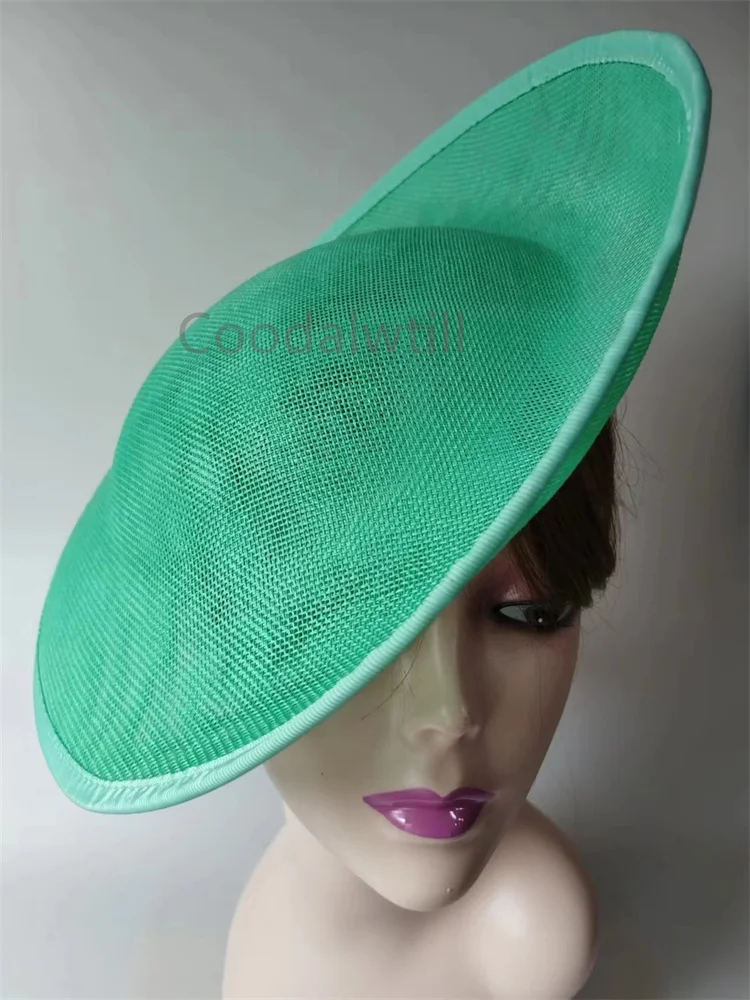 Accesorios para el cabello para mujeres, Base de fascinador, suministros para eventos formales, sombrero de boda, bricolaje, tela de gorro Millinery, 30CM