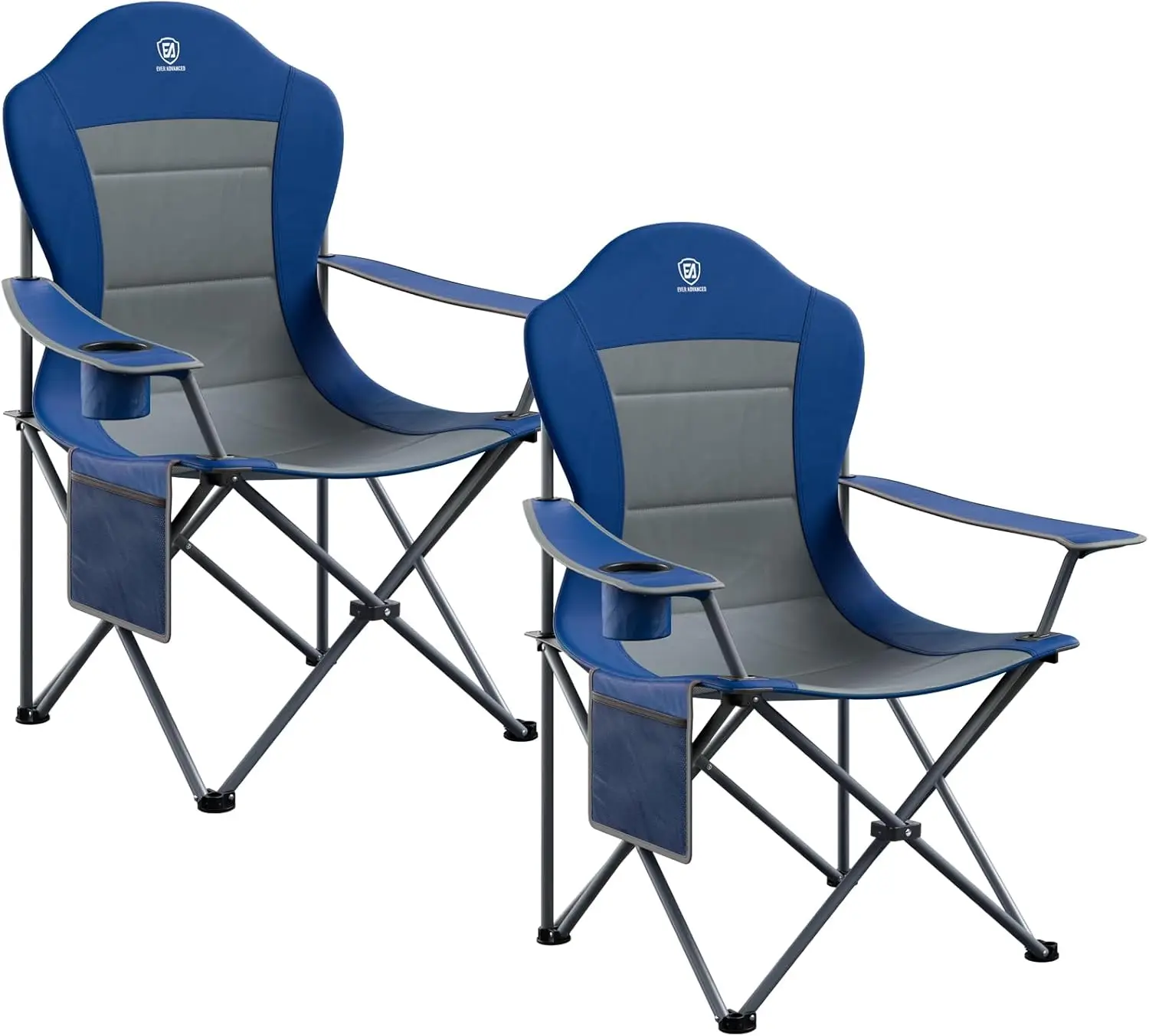 

Folding Camping Chair For Outside High Ba Padded Oversized Lawn Chairs Folding Lightweight Sturdy Steel Portable Outdoor Camp