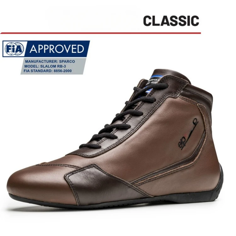 Original for SPARCO F1 Car Driving Shoes FIA  Approved Leather Kart Karting Racing Motorcycle Shoes Motocross Club Exercise Shoe