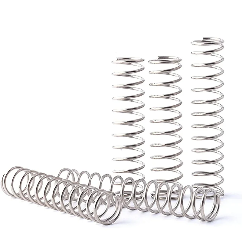 100 Pieces of 304 Stainless Steel Compression Springs Wire Diameter 0.5mm Outer Diameter 3-12mm Length 5-50mm Helical Compre