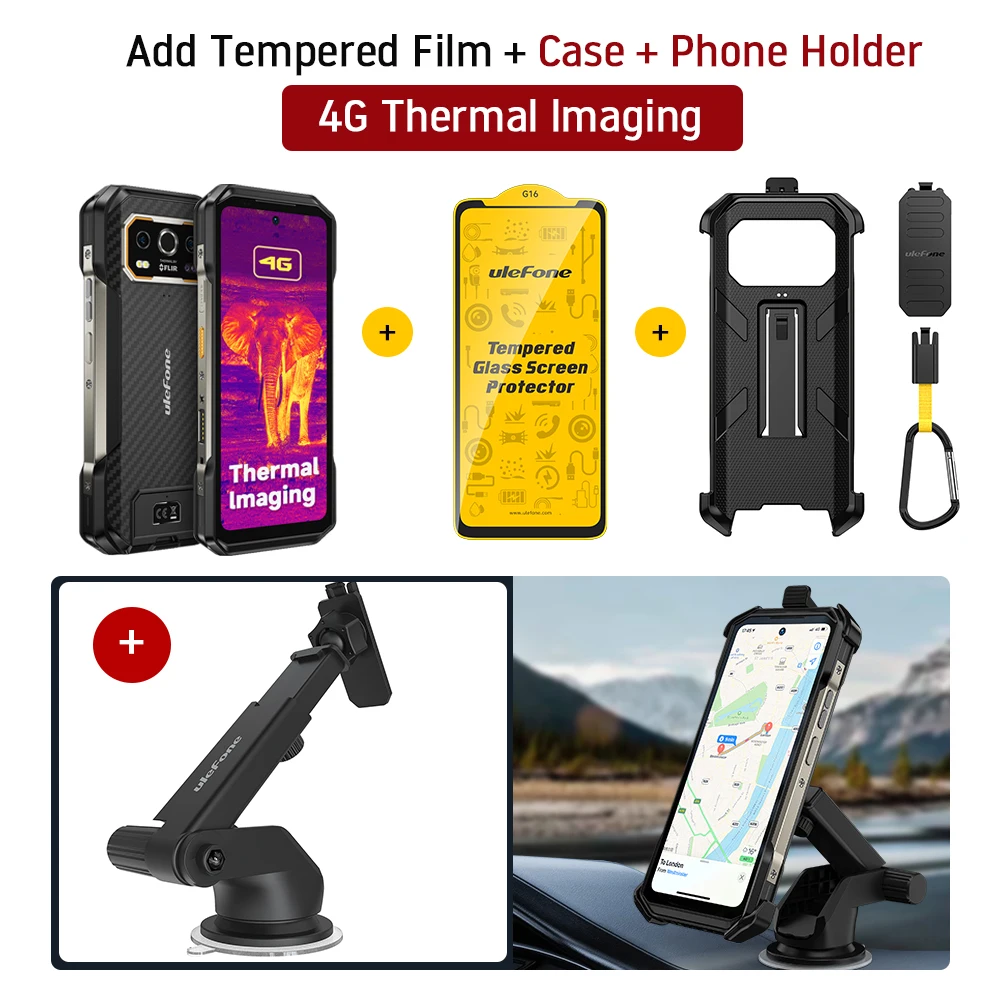 Ulefone Armor 27T 4G 10600mAh 頑丈な携帯電話 Android 14