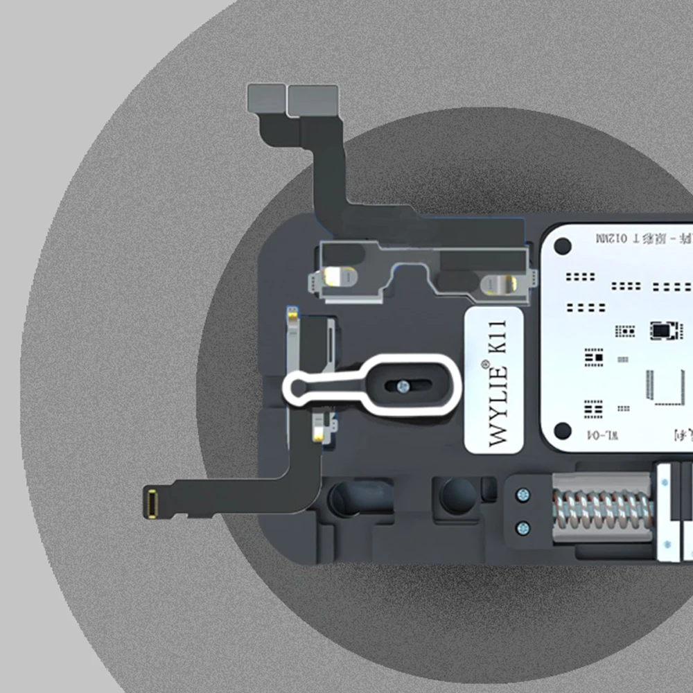 Imagem -04 - Wylie Face Treliça Dispositivo de Manutenção para Iphone11 13pro 14 15promax Placa-mãe Pcb ic Chip Fixação Telefone Face id Ferramenta Reparo