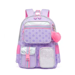 Meetbelify Backpack for Girls School Bag Aesthetic Backpack for Elementary Student Teen Girls Cute Bookbag Kids Kawaii Shoolbag