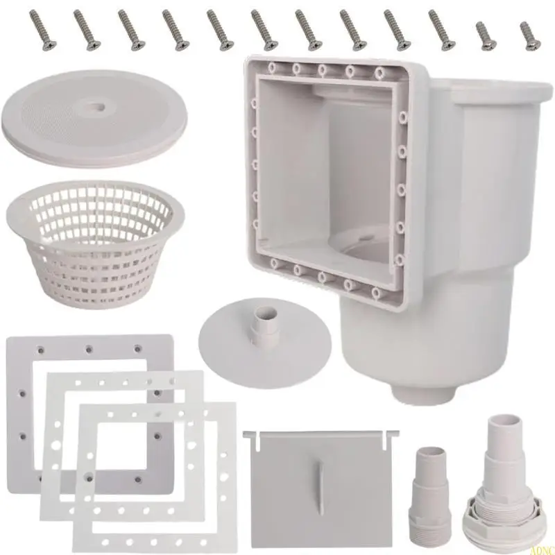 A0NC Multifinutional Pool Pool Skimmer Skinmer Skimmer avec accessoires pour piscine