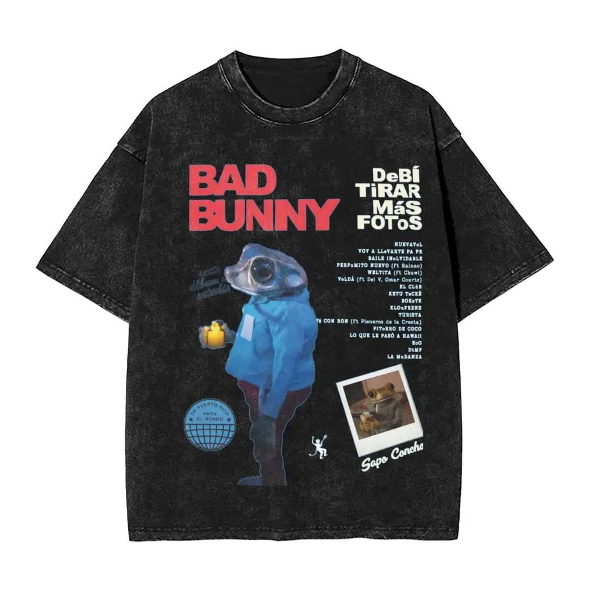 DTMF Debi Tirar Mas Fotos Loose T Shirts BAD BUNNY Fashion Tee Shirt for Man Summer Y2K Classic Custom DIY Top Tees