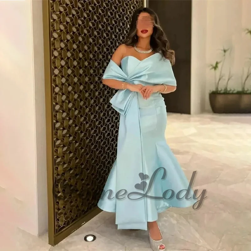 

Comelody Modern Style Formal Party Dresses For Women 2024 Pleat Off the Shoulder Ankle-Length Vestidos Robes De Soirée Prom