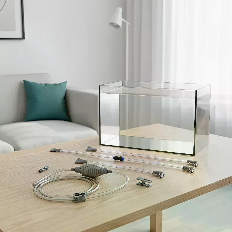 Aquarium Siphon Water Changer: Fish Tank Cleaner Pump For Convenient Water Replacement