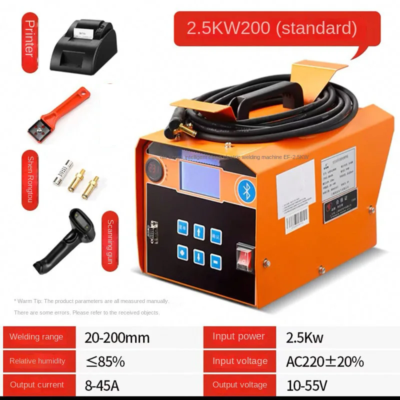 

Surprise Price 2.5KW electroosmosis welding machine vertical screen display automatic capacitor PE tube wire frame tube melti