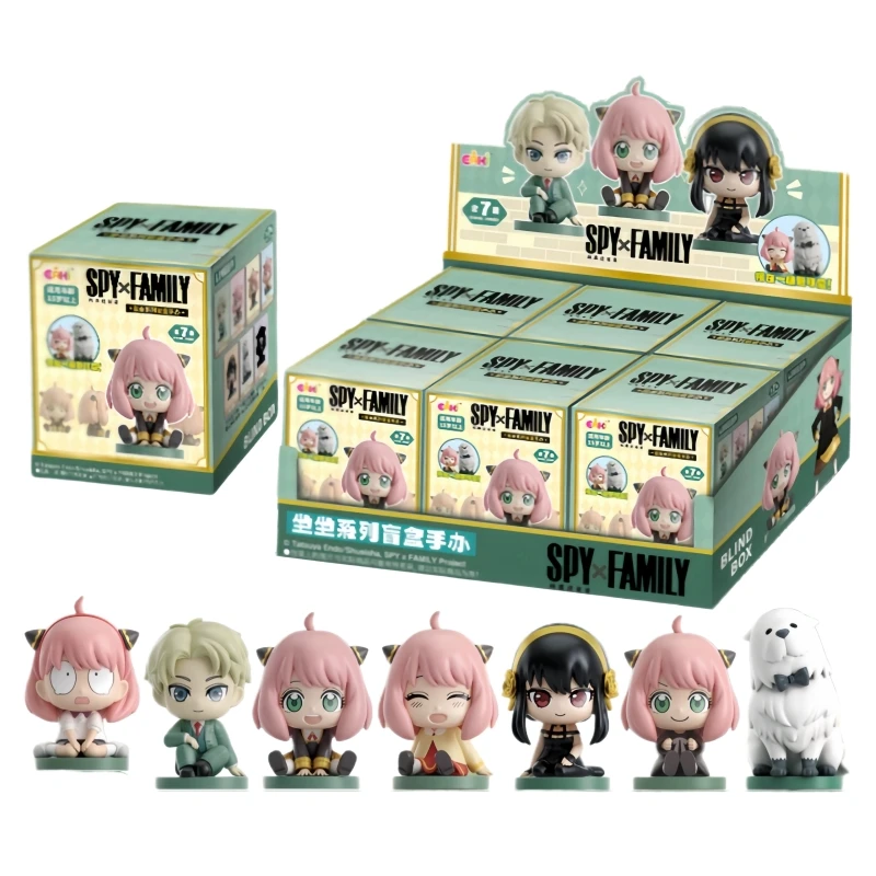 Caja ciega sorpresa Original SPY×FAMILY, personaje de Anime, modelo de figura, colección de juguetes, decoración Anya Loid Yor Bond, regalo para niños