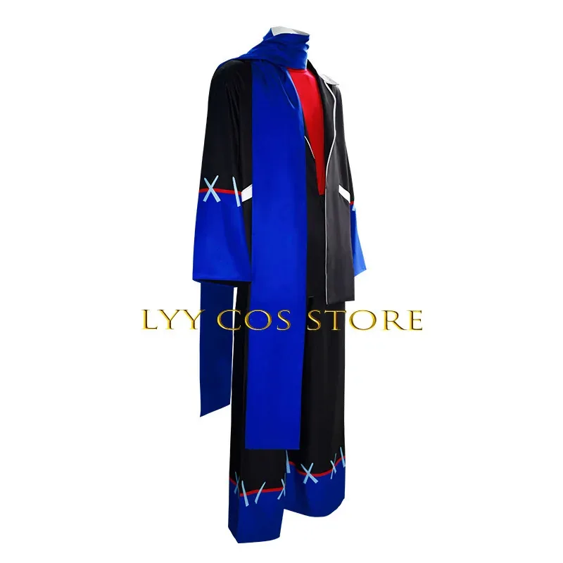 لعبة Error Sans زي تنكري أنيمي سترات وسراويل وقميص ووشاح بدلة الهالوين وحفلات الكرنفال وقناع ملابس للرجال