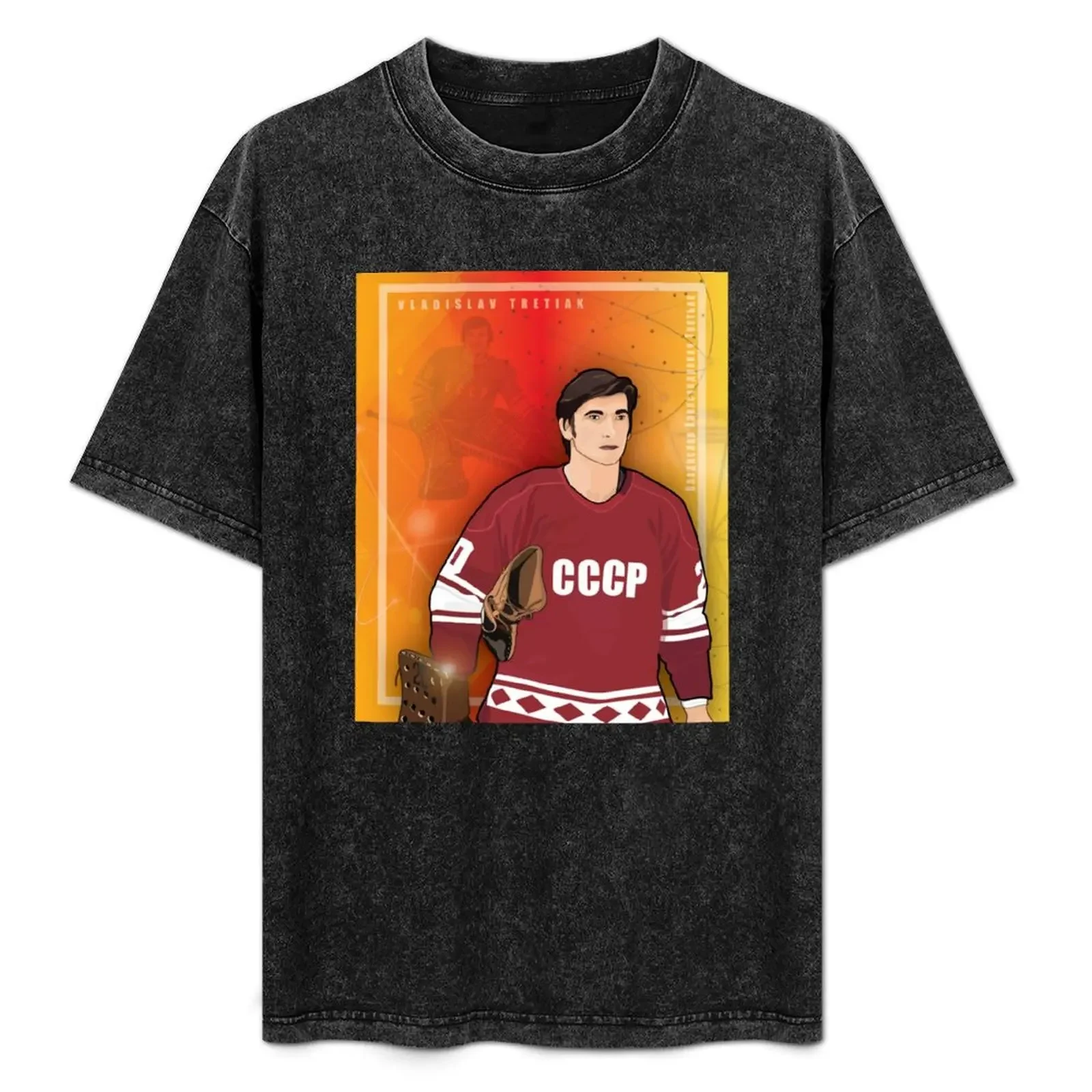 

Classic Goalies - Vladislav Tretiak T-Shirt summer 2025 boys animal print football t shirt designer t shirt men