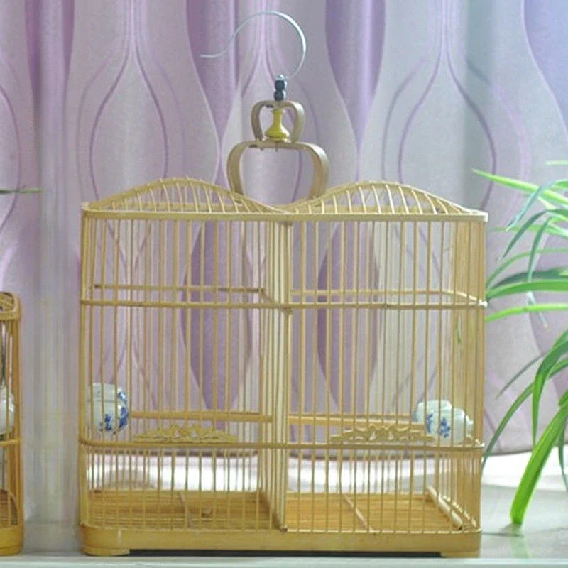 Aviary Bird Cage House Small Shelter Breeding Bird Cages Lovebird Pigeons Quail Feeder Protector Jaula Accesorios Habitat Decors