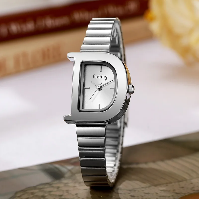 D-shaped women's watch retro women's watch quartz watch