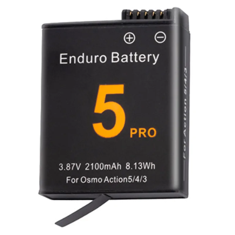 Battery for DJI Osmo Action 5 Pro Camera Batteries 3 Slots Fast Charger 2100mah Battery for Osmo Action 3 4 5 Pro Accessories