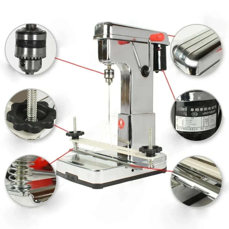 220V All-steel Electric Binding Machine Wire Binding Financial Accounting Document Binding Machine Automatic Wire Binder Tools