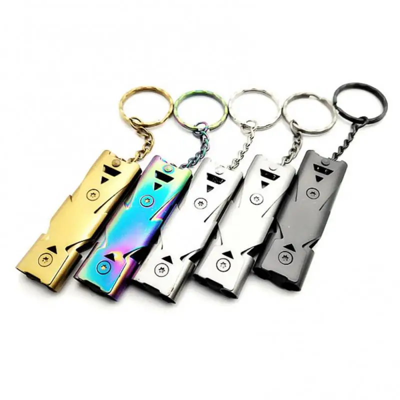 150 двухтрубный свисток для выживания, портативный безопасный свисток для кемпинга, военные тренировочные свистки, брелок SOS, многофункциональный инструмент