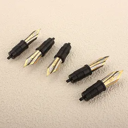 Jinhao #8 Fountain Pen Nibs for Jinhao Skeleton, X159/9019 Replaced Metal Nib EF/F/M Golden
